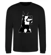Свитшот Doberman art Черный фото