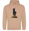 Женская толстовка (худи) Best buddy Песочный фото