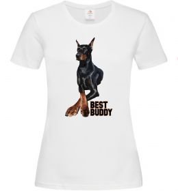 Женская футболка Best buddy