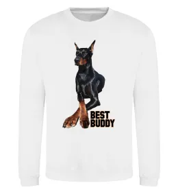 Свитшот Best buddy Белый фото