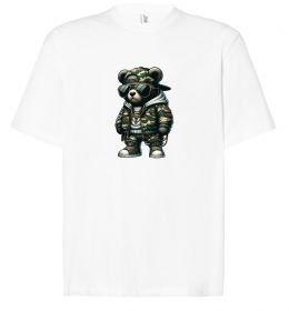 Футболка Оверсайз Ведмедик в камуфляжі