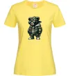 Женская футболка Ведмедик в камуфляжі Лимонный фото