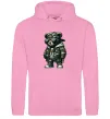 Жіноча толстовка (худі) Ведмедик в камуфляжі Рожевий фото