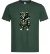 Мужская футболка Ведмедик в камуфляжі Темно-зеленый фото