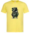 Мужская футболка Ведмедик в камуфляжі Лимонный фото