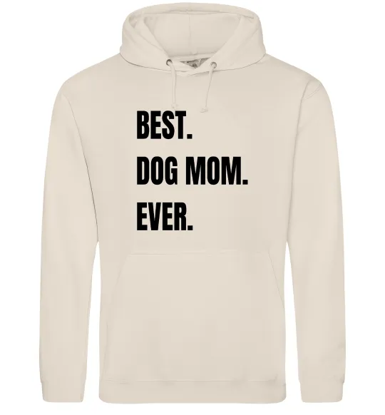 Женская толстовка (худи) Best dog mom ever Таш фото
