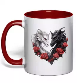 Чашка с цветной ручкой