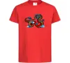 Детская футболка Китайський дракон Красный фото
