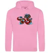 Женская толстовка (худи) Китайський дракон Розовый фото