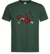 Мужская футболка Китайський дракон Темно-зеленый фото