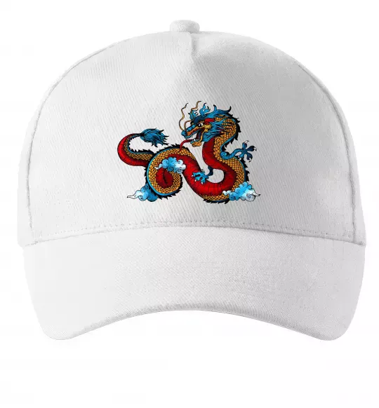 Кепка Китайський дракон Белый фото