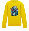 Детский Свитшот Дракон квіти Солнечно желтый фото