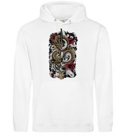 Женская толстовка (худи) Дракон катана