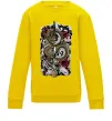 Детский Свитшот Дракон катана Солнечно желтый фото