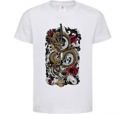 Детская футболка Дракон катана