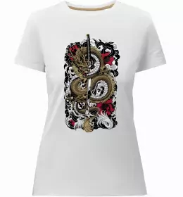 Женская премиум футболка