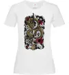 Жіноча футболка Дракон катана Білий фото