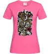 Жіноча футболка Дракон катана Яскраво-рожевий фото