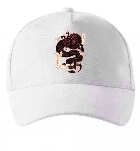 Кепка Ієрогліф дракон Белый фото