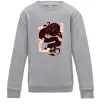 Детский Свитшот Ієрогліф дракон Серый меланж фото