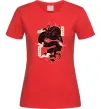 Жіноча футболка Ієрогліф дракон Червоний фото