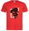 Мужская футболка Ієрогліф дракон Красный фото