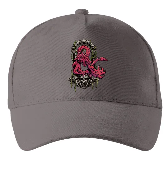 Кепка Дракон арка Серый фото