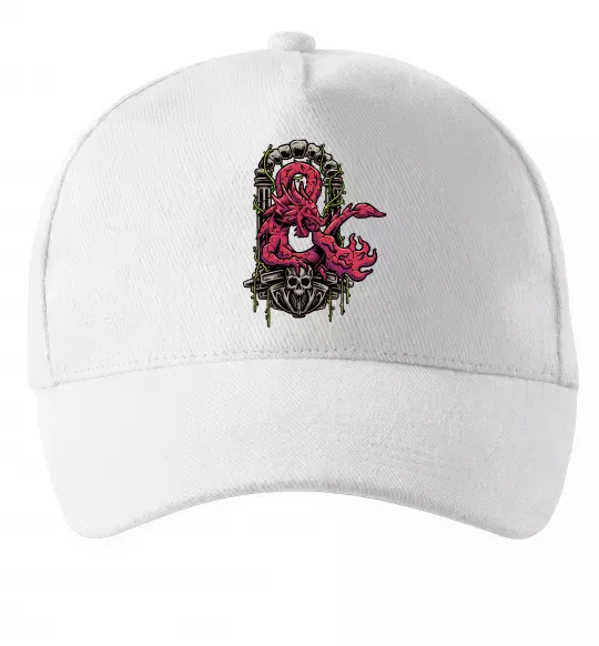 Кепка Дракон арка Белый фото