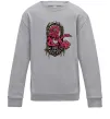 Детский Свитшот Дракон арка Серый меланж фото