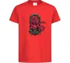 Детская футболка Дракон арка Красный фото