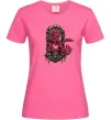 Женская футболка Дракон арка Ярко-розовый фото