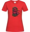 Женская футболка Дракон арка Красный фото