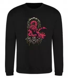 Свитшот Дракон арка Черный фото