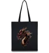 Эко-сумка Голова дракон Черный фото