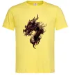 Мужская футболка Голова дракон Лимонный фото