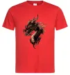 Мужская футболка Голова дракон Красный фото