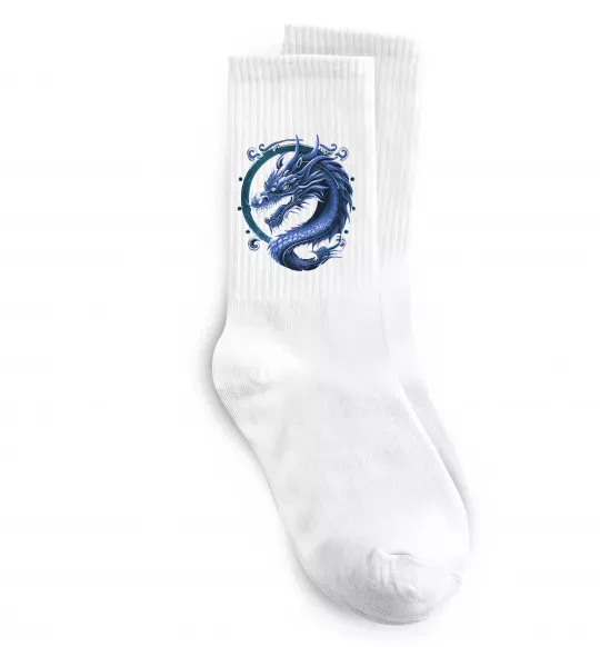 Шкарпетки Water dragon Білий фото
