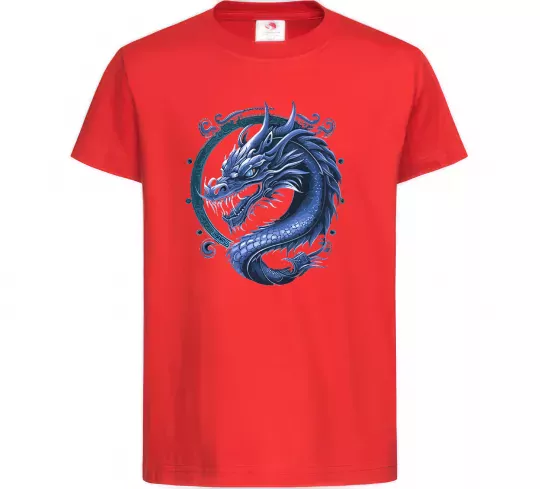 Детская футболка Water dragon Красный фото