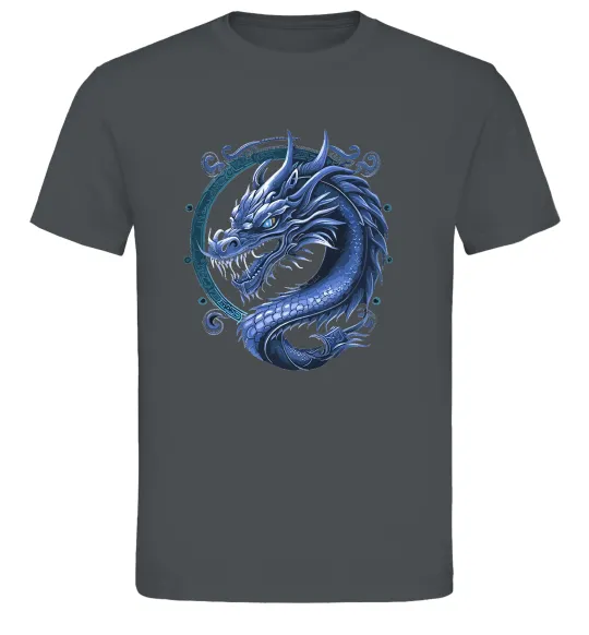 Мужская футболка Water dragon Графит фото