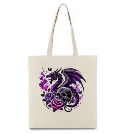 Эко-сумка Violet dragon skull