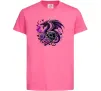 Детская футболка Violet dragon skull Ярко-розовый фото