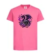 Дитяча футболка Violet dragon skull Яскраво-рожевий фото