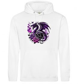 Чоловіча толстовка (худі) Violet dragon skull