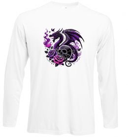 Лонгслив Violet dragon skull Лонгслив Violet dragon skull