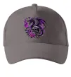 Кепка Violet dragon skull Серый фото