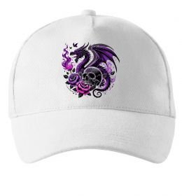 Кепка Violet dragon skull