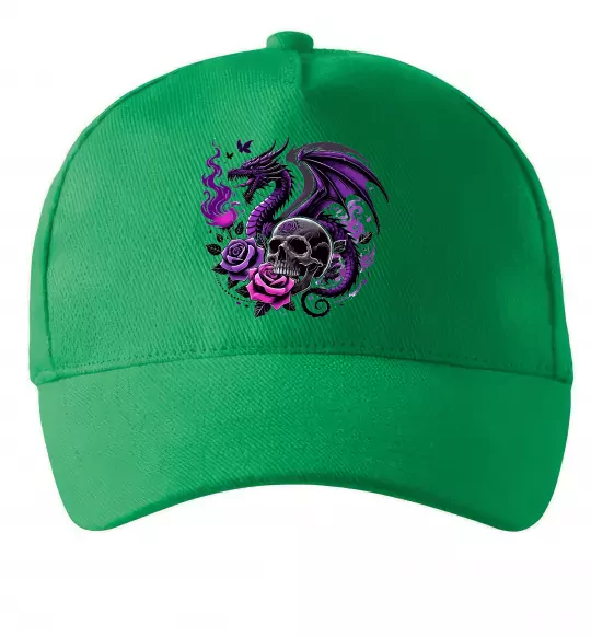 Кепка Violet dragon skull Зеленый фото