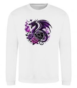 Свитшот Violet dragon skull
