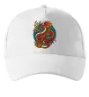 Кепка Вогняний дракон Белый фото