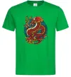 Мужская футболка Вогняний дракон Зеленый фото